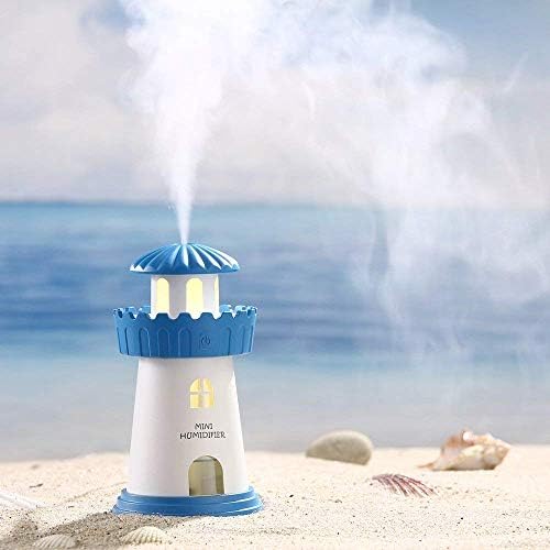 LIGHYA LIGHTHOUSE em forma de um umidificador de reflexo de ar em forma de plástico - multicolorido