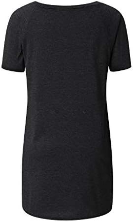 Camiseta em execução feminina moda plus size estampe round round white short blouse de camiseta longa