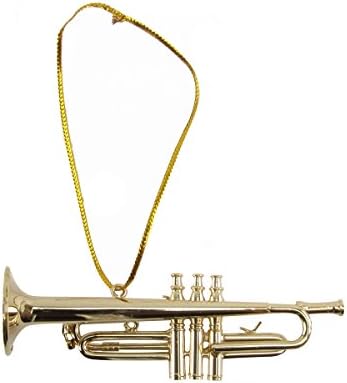 Gurus do tesouro Miniatura Trumpe Musical Instrument Ornamento Realista
