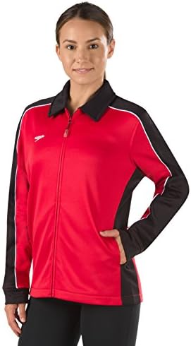 Jaqueta feminina Speedo Full Zip Collard Streamline Team