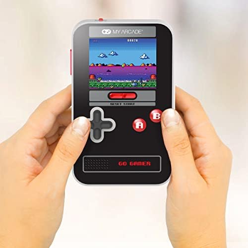 Meu Arcade Go Gamer Classic-Red: Portable Electronic Game Console com 300 jogos, Full 2,5 Fun para toda a família