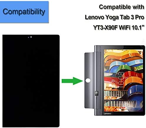 Exibição LCD Compatível com Lenovo Yoga Tab 3 Pro YT3-X90F WiFi 10.1inch LCD Touch Scret Digitalizer Assembly + Ferramentas