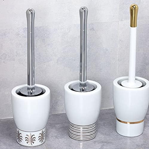 Escova de vaso sanitário de cerâmica de edossa design de escova de vaso sanitário simples limpo de canto morto de canto banheiro de banheiro
