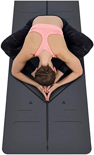 Zhiwei Yoga Mat Non Slip Slip Textury Eco Friendly Yoga Matt com alça de transporte, tapete de exercício espesso para ioga, pilates