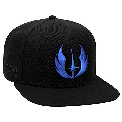 Gear do controlador Oficialmente licenciado Star Wars Jedi: Ordem Fallen - Black and Blue Jedi Hat, OSFM