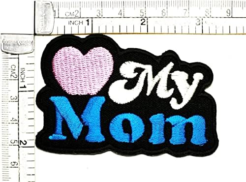 Kleenplus Letter Love My Mom Mom Patch Crafts Artes Reparo de reparo