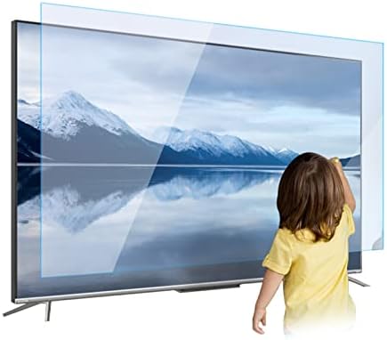 Filme de filtro de tela de TV anti -brilho fosco - Taxa anti -reflexão da tela de TV anti -azul de TV azul até 90% de aliviar a fadiga ocular, 70 em 1561 x 900mm