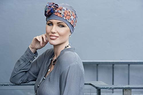 Conjuntos de presentes de quimioterapia masumi 4 | 1 Cap Turban + 3 Lenços de quimioterapia de câncer para mulheres | Conforto