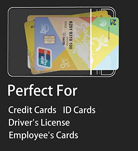 Ortarco 8 Pack ID Badge titular, portador de cartão de identificação PVC CLEY