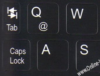Adesivos de teclado alemão do netbook.