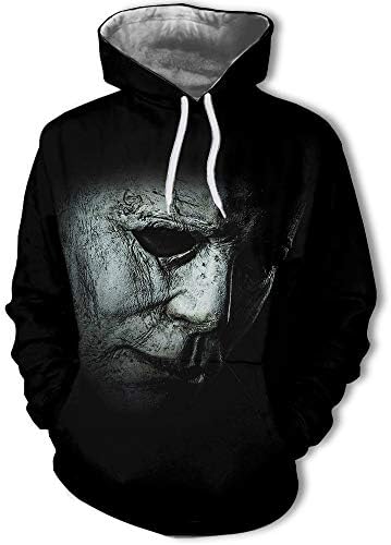 Capuz de praia Casual Casual 3D de manga longa Pullover solto com capuz top masculino com capuz de anime