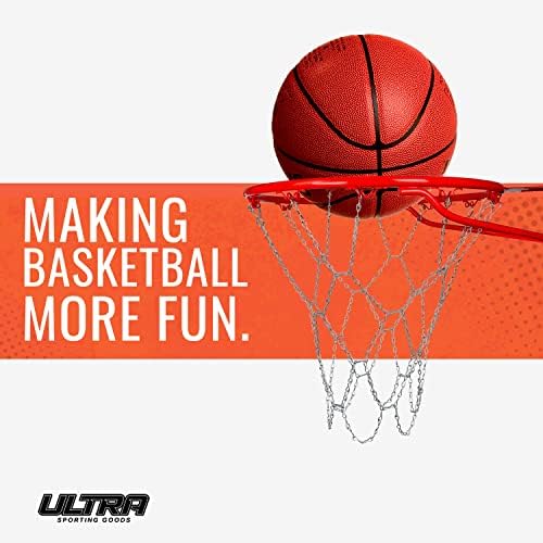 Ultra Sporting Goods Forting Diry Basketball Net Substituição - All Weather Anti Whip, se encaixa nas jantes internas ou externas