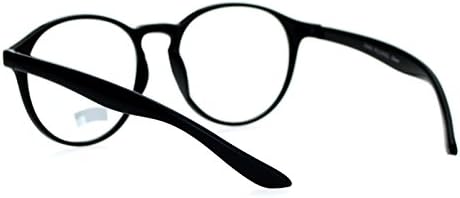 Óculos de lente transparente passados ​​Óculos redondos de gama de moda da fechadura UV 400