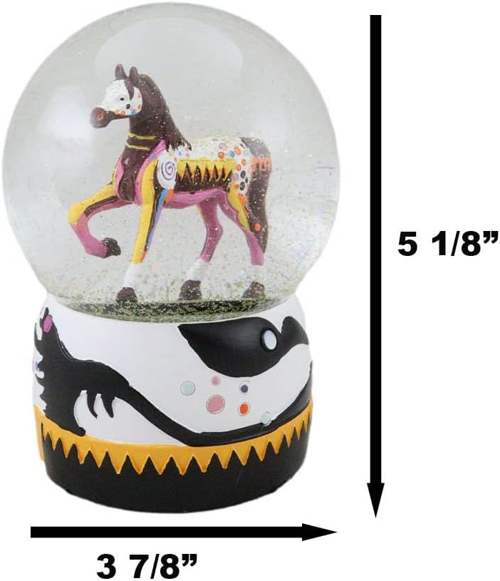 Trilha de presentes de ebros de pôneis pintados western prraire horizonte horizon símbolos de geometria e cavalo paisagem