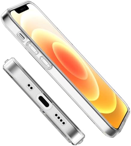 Caso claro de SHAMO para iPhone 12 mini capa clara, tampa de pára-choques de choque à prova de choque TPU Silicone Anti-arranhão