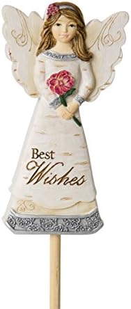 Pavilion Gift Company 82358 Gestos votos Angel Decorative Floral Pick