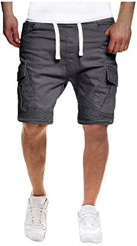 Shorts masculinos rtrde esportes coloridos bandagens casuais solto solto shorts de cordão