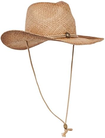 Top Headwears Outback Tea Stayed Squafable Raffia Straw Hat