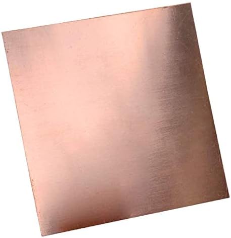 Folha de metal de cobre Yiwango Folha de metal fino, metais de percisão para folha de experimentos DIY Folha de cobre puro