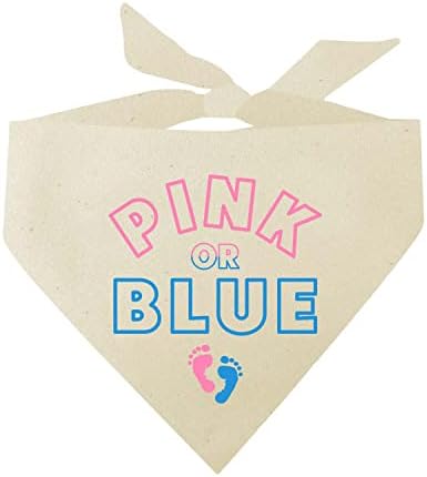 Gênero rosa ou azul revela o anúncio da gravidez Bandana