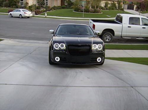 Blinglights Compatível Halo Fog Lights Kit para 2005-2010 Chrysler 300 300C