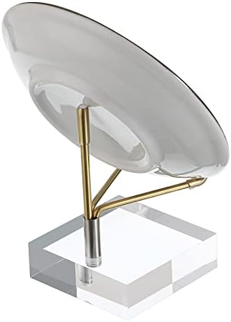 Hipiwe Ajuste dos braços de metal ajustável Stand cavalete com base acrílica Pedidora de cavalete de exibição para os cristais