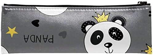 Bolsa de maquiagem tbouobt bolsa de bolsa cosmética bolsa bolsa com zíper, cartoon animal panda abacate