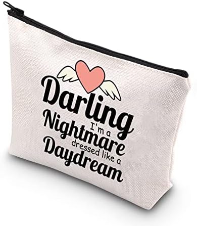 Vamsii Halloween Party Bag Cosmetic Daydream querida, estou um pesadelo vestido como um presente de sonho para sua