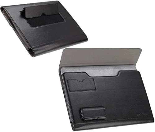Broonel Black Leather Folio Case - Compatível com HP Tablet 11 -BE0014NA com teclado