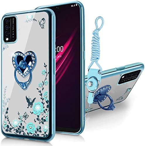 B-Wishy para Revvl V Plus 5G Caixa de telefone com caneta de caneta, luxuoso brilho brilho de silicone tpu estojo para