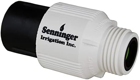 Regulador de pressão senninger 25 psi 3/4 de mangueira Redutor de pressão de irrigação por gotejamento Válvula de baixo fluxo - Desempenho de alto desempenho da paisagem