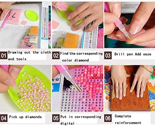 Kits de pintura de diamante 5D para crianças, pintura de gemas completas com o tema do Halloween de Natal