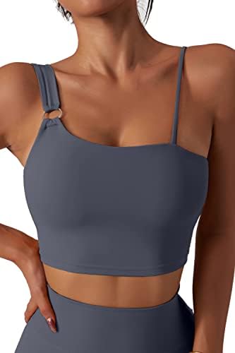 Mulisky Sports Bras for Women One Tirps Workout Golded Excunhando Suporte de Médio de Bra de Yoga