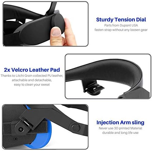 Qtrednrry head screp for miss halo face tira, confortável e ajustável, acessórios de realidade virtual ergonômica