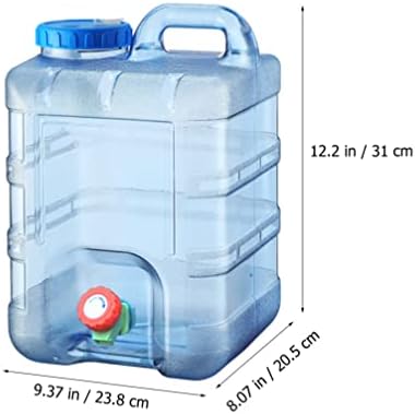Didiseaon Water Juging Camping Water recipiente Jarro: Gallon Sports Water Bottle BPA- Distribuidor de bebida de portador de armazenamento
