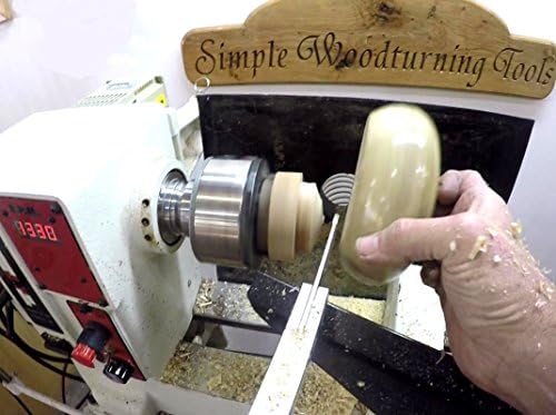 Ferramentas simples de Woodturning Carbide Ferramenta de grooving de despedida para torno de madeira, re-sharpenable, EUA Made
