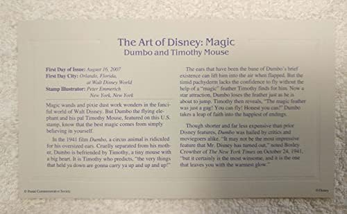 The Art of Disney: Magic - Dumbo e Timothy Mouse - 22Kt Gold Réplica Samp/Primeiro Caso de Informações do Primeiro Dia