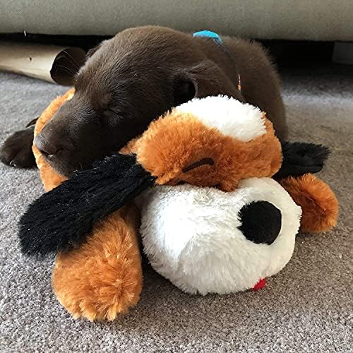 Smartpetlove Snuggle Puppy - pacote extra de calor e brinquedos - vem com filhotes de cachorro, tufos tenros sussurros brinquedos