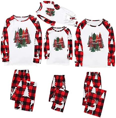 Pijamas de Natal para roupas de combinação familiares Conjunto de pijamas de Natal xamas de pajamas da família Conjuntos