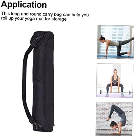 Homoyoyo Yoga Bag Crossbody Tote Crossbody Canvas Bag de lona de armazenamento Bolsa de ioga Bolsa de ginástica ioga do tapete de esteira