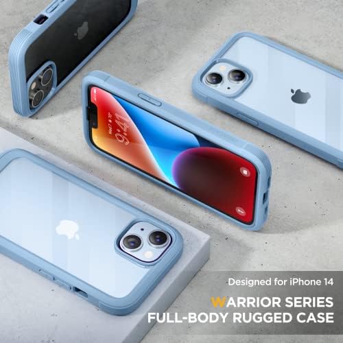 Série de vidro Miracase Projetado para iPhone 14 Case 6,1 polegadas, 2023 Atualizar caixa de pára-choque transparente de corpo