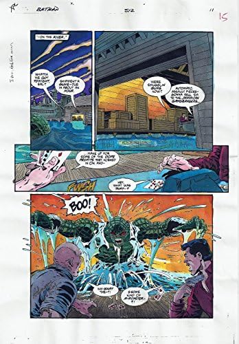 Batman Comics 512 Arte da produção original Página 11 ADRIENNE ROY