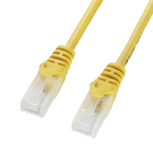 Sanwa Supply La-Y5TS-05Y CABO CAT5ELAN, 16,4 pés, amarelo