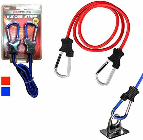 1 PC Super Duty Bungee Strap Cord Tie Do Down Aluminium Carabiner ganchos seguros de 3 pés