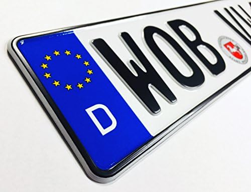 Z Placas compatíveis com VW Wolfsburg Front Alemol Plate