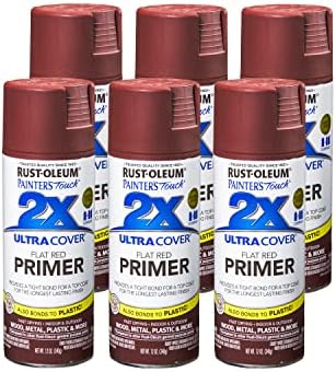 Rust-Oleum 7578838-6pk Profissional Pintura de esmalte de alto desempenho profissional, 15 oz, preto plano, 6 pacote e 249086-6 PK