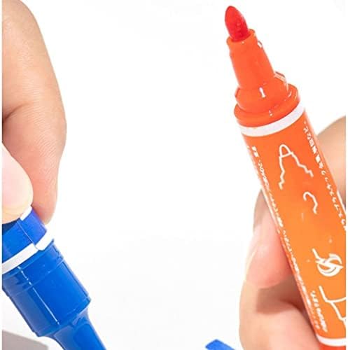 Renslat 24/30/40 Cores marcador de caneta Conjunto de caneta de dupla animação estudantil desenhando marcadores oleosos pintando canetas escolares