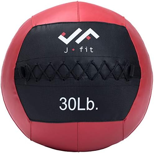 JFIT Wall Medicine Ball - 10 Opções de peso 4lb -30lb - bolas de parede duráveis ​​para exercício, cardio, força do núcleo