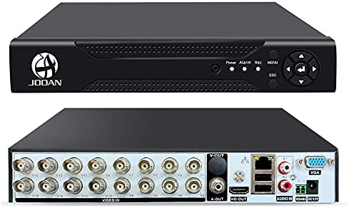 16 canal 2mp 1080p DVR REVISOR Híbrido 6-1 em 1 DVR H.265+ 16CH Câmera de vídeo de vídeo digital de segurança AHD/IP/TVI/CVBS/CVI