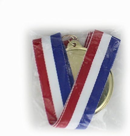 Em homenagem à excelência acadêmica, Mylar Medal vem com fita de pescoço - pacote de 12